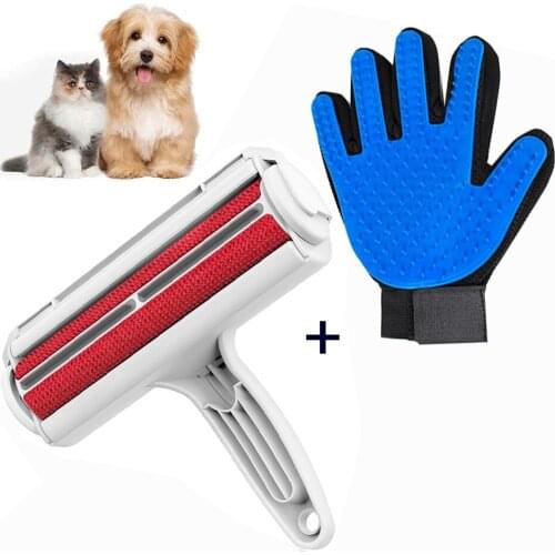 Pet Hair Remover Roller - Dog & Cat Fur Remover with Self-Cleaning Base-Efficient Animal Hair Removal Tool,Couch,Carpet,Car Seat