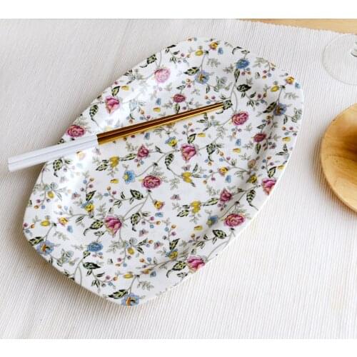 10 inch, real bone china oval fish plate, pocelain servier platte for dinner, ceramice big plate, kitchen fish dish, buffet dish