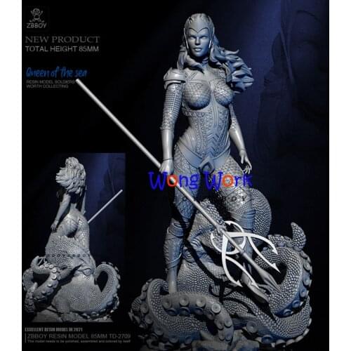 Wong Work Unpainted Resin 1/24 75mmH Unassembled Garage Kits GK Model Kit Figure TD-2709
