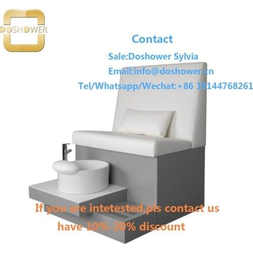 All in powder acrylic with led uv gel lamp for custom spa pedicure bench