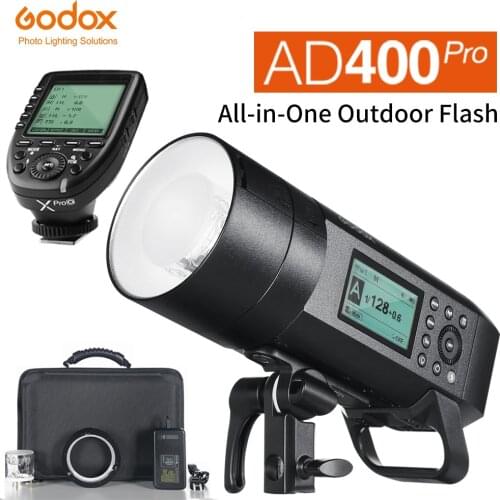 Godox AD400Pro TTL HSS Flash Built-in 2.4G Wireless Li-on Battery Outdoor Flash + Xpro Trigger with Godox Xpro Transmitter