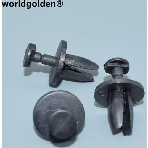 Worldgolden 100pcs auto fastenersRadiator Overflow Bottle Windshield Washer Bottle Retainer for GM 1981-On 14019226, 14071289