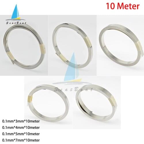 1 Roll 10m 18650 Li-ion Battery Nickel Sheet Plate Nickel Plated Steel Belt Strip Connector Spot Welding Machine Battery Welders