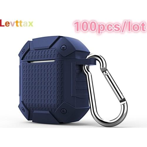 100pcs For Apple Airpods Cases Super Protect Shield SGP SPIGEN Tough Armor Armour Airpod Cover Earpod Case Anti-drop with Box