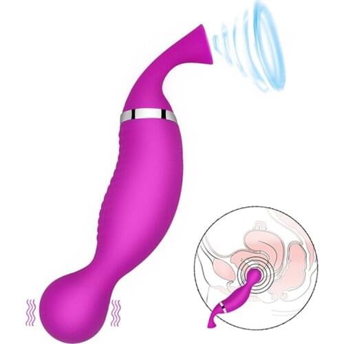 12 Speed Vibrating Oral Sex Suction Clitoris Stimulation Vagina Sucking Vibrator Female Masturbation Erotic Sex Toys For Adult