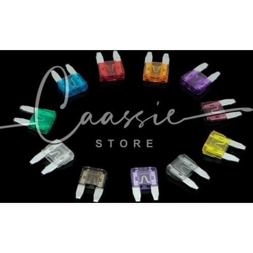 20PCS 2A 3A 5A 7.5A 10A 15A 20A 25A 30A 35A Mini ATM APM Car Boat Truck SUV Automotive Replacement Blade Fuses