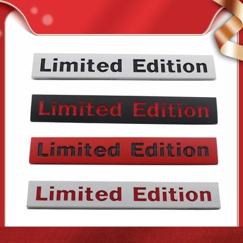 3D Limited Edition for BMW Honda Opel Toyota Mercedes Mazda Nissan Hyundai Ford car Hood Fender trunk Rear Emblem Badge Sticker