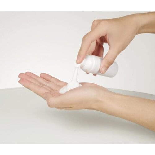 600 X 50ml Travel Size Empty White & Clear Dispenser Soap Foaming Pump Bottle Hand Saniziter Mousse Jar