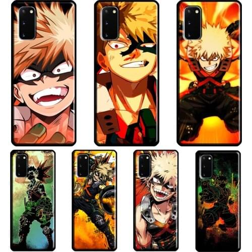Bakugou My Hero Academia Case For Samsung Galaxy S8 S9 S10 Plus S20 FE S21 Ultra Note 20 Note 10 Plus Soft Cover
