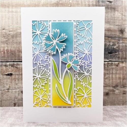 Flowers Openwork Frame 2021 New Metal Cutting Dies Stencils DIY Scrapbooking Photo Album Decorative Embossing DIY Paper