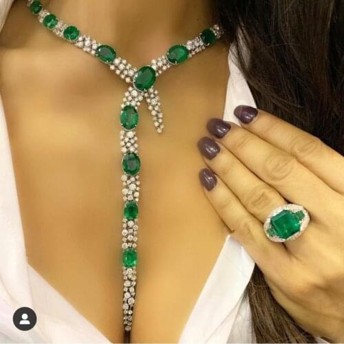 Jankelly Nigeria 2pcs Bridal Zirconia Jewelry Sets For Women Party, Luxury Dubai Nigeria CZ Crystal Wedding Jewelry Sets