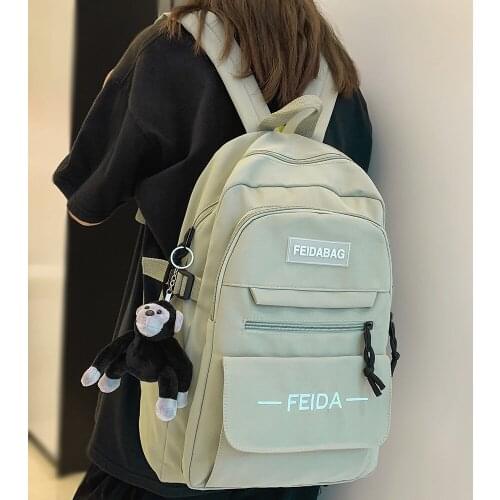 Cool Women Men Harajuku Backpack Fashion Lady Travel Waterproof Bag Girl Boy Kawaii College Backpacks Female Laptop Student Bags