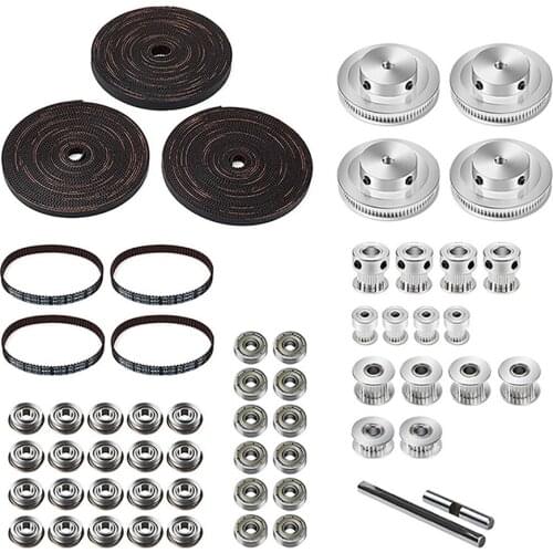 For Voron V2.4 3D Printer GT2 Timing Belt Drive Kit 625 F695 2RS Synchronous Wheel for Voron V2.4 3D Printer Accessories