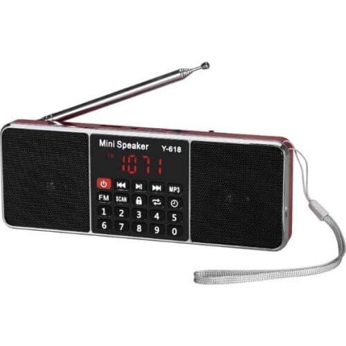 Hot selling card small speaker portable elderly radio old man mp3 player outdoor speaker