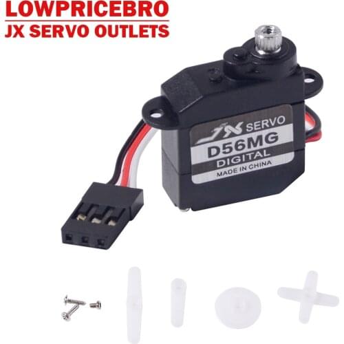 JX Servo PDI-D56MG 0.89kg Metal Gear Coreless Hollow Cup Digital Servo for Fitted Wing Helicopter RC Models