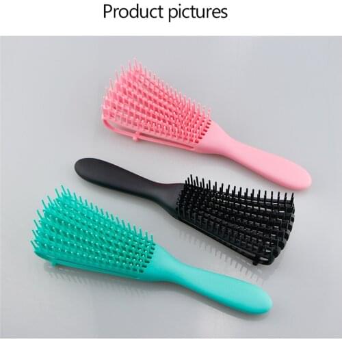 Hair Brush Scalp Massage Octopus Comb Hairbrush Bristle Nylon Women Wet Curly Detangle Hair Brush for Salon Hairdressing Styling