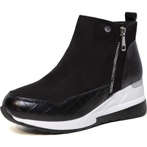 TSTCTB Women's Wedge Ankle Boots
