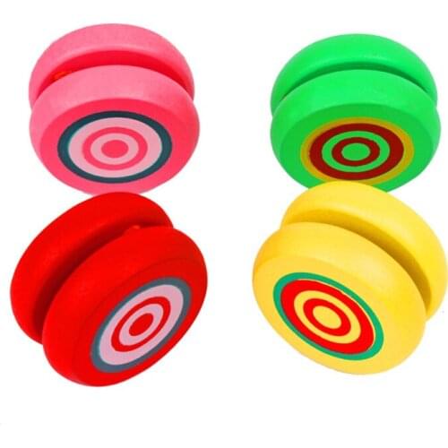 Creative Cute Cartoon Wooden Childrens Cartoon Yo-yo Boy Childrens Educational Toys for Children