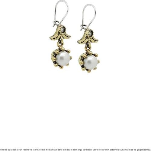 Silver Natural Pearl Cubic Zirconia Women Earrings