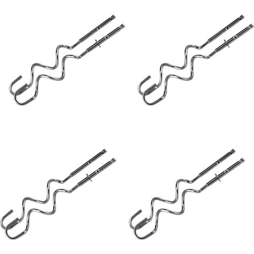 4Pcs Economical Electric Hand Mixer 7-Speed Handheld Egg Whisk Kitchen Egg Sticks Dough Hooks