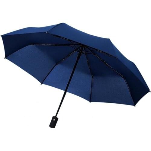 50% Hot Sale Tri-folded Sunshade High-density Automatic Waterproof Windproof 8 Rib Lightweight Umbrella for Travel
