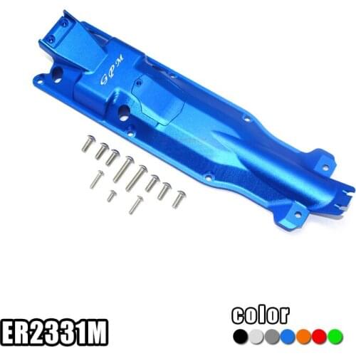 ALUMINUM 3D SKID PLATE FOR MIDDLE OF CHASSIS1/10 ELECTRIC 4WD E-REVO VXL BRUSHLESS-86086-4