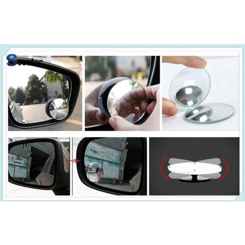 Car rear view blind spot mirror wide angle lens For Insight Odyssey Passport Pilot Prelude 2