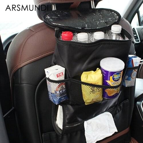 Auto Ice Pack Type Bags Folding Car Back Chair Table Food Drink Cup Holder Tray Hot Selling Stowing Tidying Desktop Support