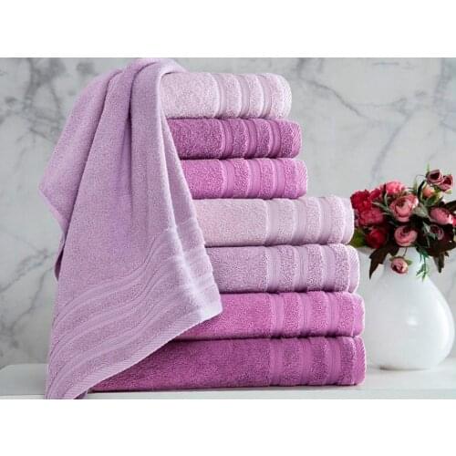 Rainbow Bath Towel 90x150 Cm 4 pcs Coffee