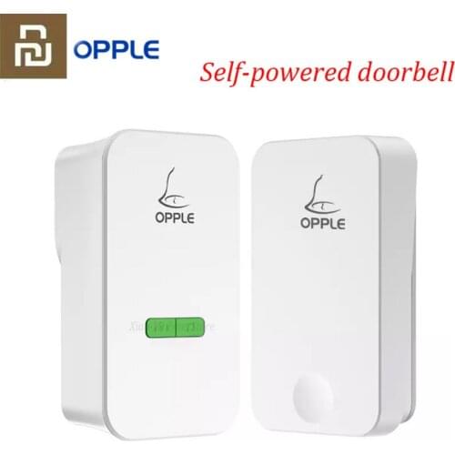 Xiaomi Opple Self-powered Wireless Doorbell 80 Meters Wireless Transmission 5 Levels of Volume Power off Memory IPX4 Doorbell