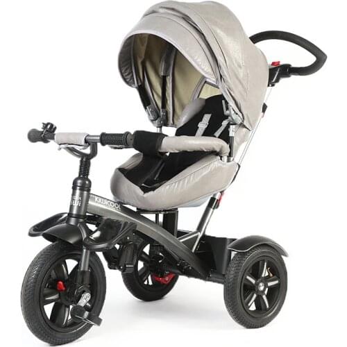 Travel L Trailer MICR trike XL two way ride tricycle bicycle 6m-8y large baby stroller Buggy Bicycle 360-degree rotating parm