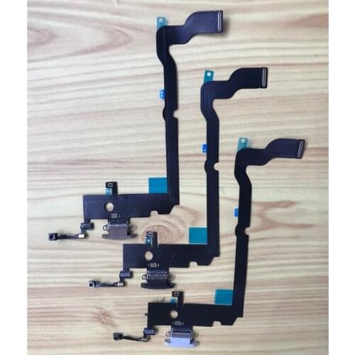 For Apple iPhone XS Max Grey/Black/Gold Color Charging Port Dock Connector Flex Cable