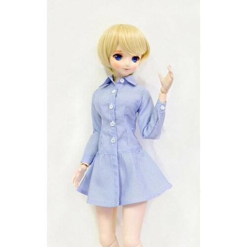 [wamami] Blue Blouse For 1/4MSD 1/3 1/6 DD AOD LUTS VOLKS Doll Dollfie Outfits
