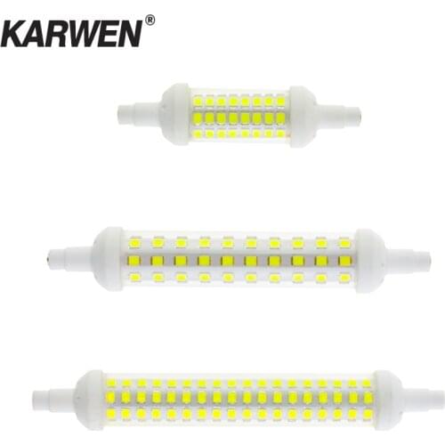 KARWEN LED lamp R7S 220V 6w 9w 12w SMD 2835 78mm 118mm 135mm Lampada LED Bulb Energy Saving Replace Halogen corn light