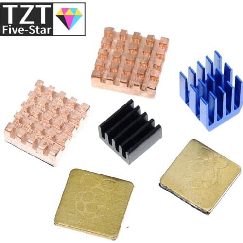 Raspberry Pi 3 4 B Heat Sink Copper Aluminum Heatsink Radiator Cooler Kit for Raspberry Pi 3B+ Plus 2 4 model b