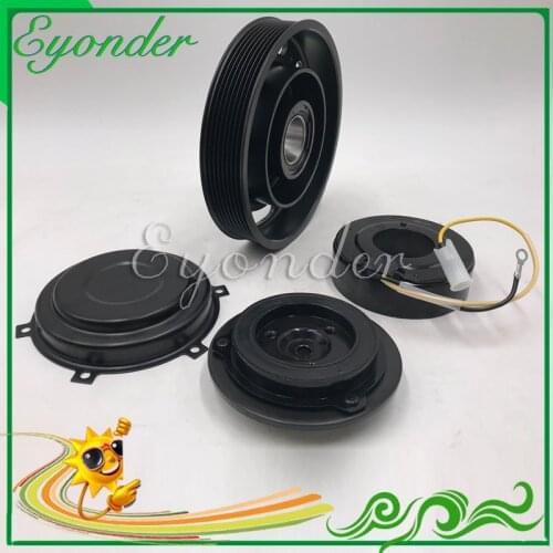 AC A/C Air Conditoning Compressor Magnetic Clutch Assembly Big Pulley PV8 for Volvo Truck FH FM FH16 4326 4324 4116 84094705