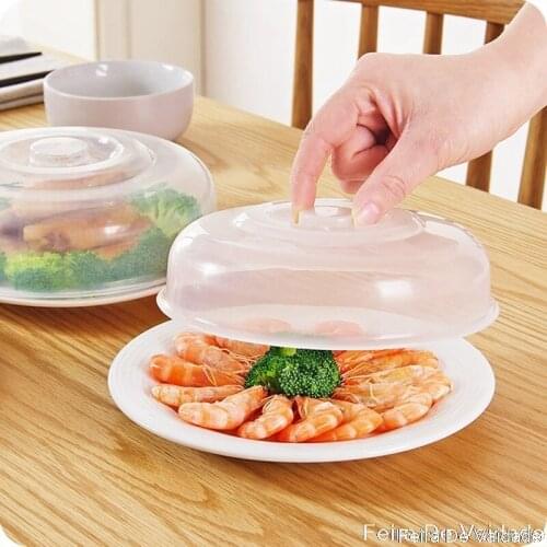 Microwave Oven Special Heating Oilproof Cover Transparent Plastic Heat-resistant Splash-proof Refrigerator Dishes Fresh Cover