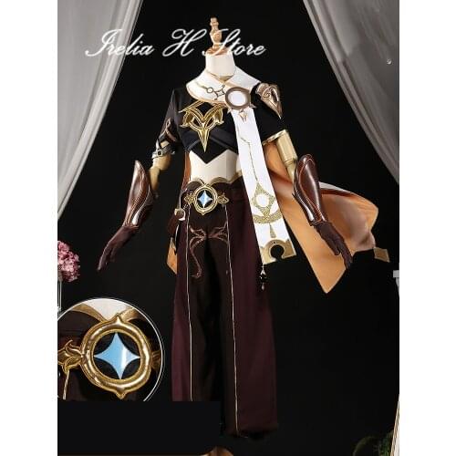 Game Cosplays Genshin Impact Traveler Aether Cosplay Costume for man