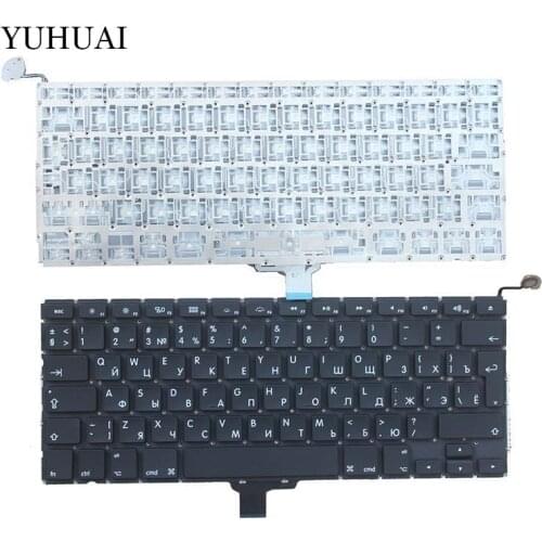 New Russian Laptop Keyboard 2009-2012 For Apple Macbook Pro A1278 MC700 MC724 MD313 MD314 RU Keyboard Replacement