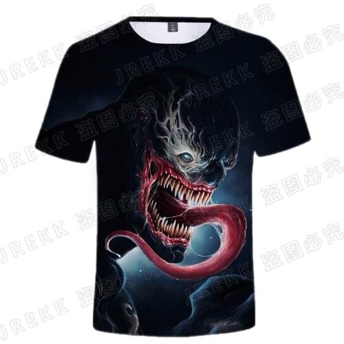 2021 New Venom 3D T shirt Men Women Children Casual Streetwear Boy Girl Kids Printed T-shirt Fashion Summer Cool Tops Tee
