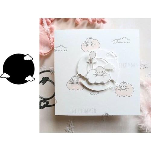 Full moon with clouds 2020 new metal cutting diescut die mold Scrapbooking card making paper craft knife mould punch diecut