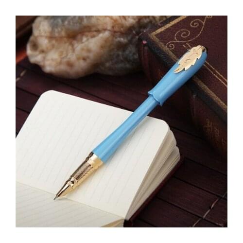 High quality Fountain Pen Luxury Pimio Iraurita Nib Golden Ink Pens Financial 0.38mm EF nib Gift Box