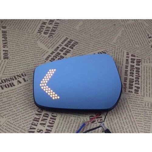 Osmrk blue rear view mirror for Kia Cerato with electric heating, led dynamic side turn signal,anti-glaring, bigger vision