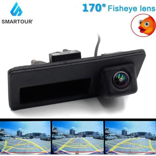 Smartour 170 Degree 1080P Track Vehicle Rear View Camera For VW Passat Golf Polo Jetta Tiguan Touareg B6 B7 Audi A3 A4 A5 A6 S5