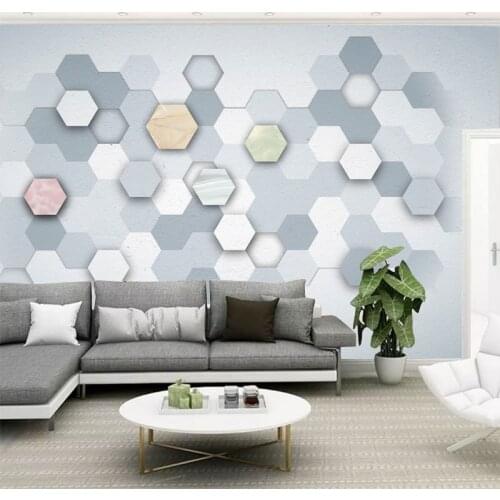 Modern Minimalist Wallpaper Living Room Bedroom Wallpaper Tv Background Wall Custom Hanging Painting Wall Covering