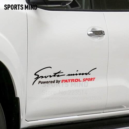 Customizable Sports Mind Automobiles Reflective Car Styling Car Sticker Decal For Nissan Patrol Y61 Nismo Car Accessories