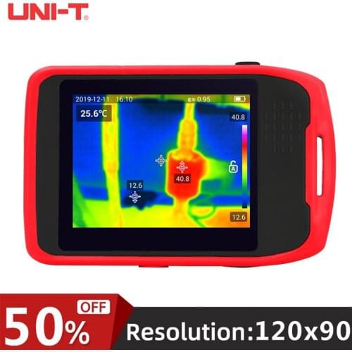 UNI-T UTi120T Infrared Thermal Imager With Touch HD Camera Geothermal Detector Temperature Imager 25Hz Frame Rate