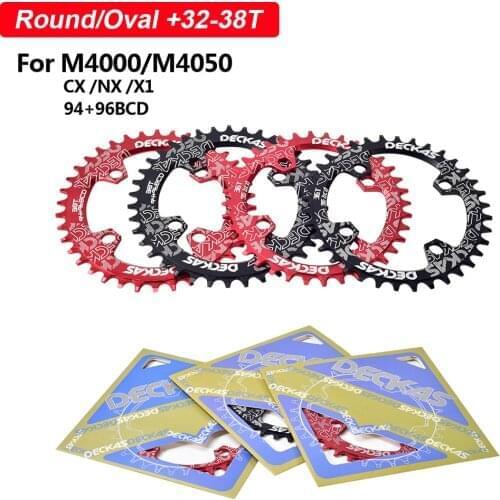 94+96 BCD bicycle chainwheel 32T 34T 36T 38T MTB bike Chainring mountain Crown Round Oval for M4000 M4050 GX NX X1 Crank