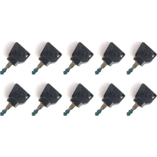 10) Ignition Keys 701/45501 333/Y1374 331/26790 for JCB 1400B 1550B 1600B 1700B 701/45501 333/Y1374 331/26790