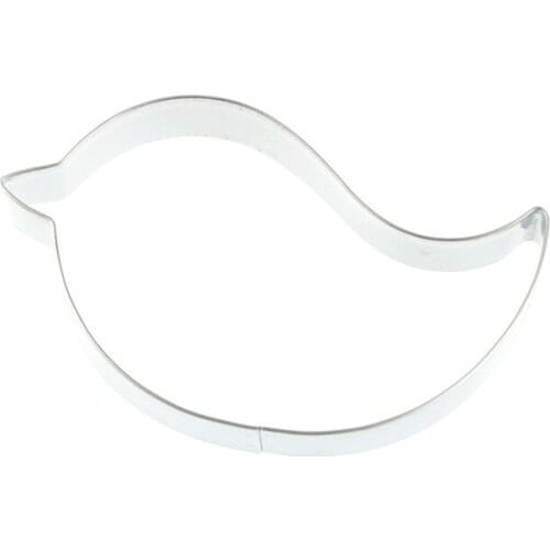 TPXCKz 1pc Emboss 3d Stencil Bird Easter Cookie Cutter Cake Ring Decor Egg Tool Press Stamp Kitchen Accessories Stainless Steel